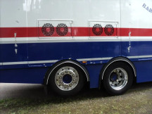 DAF XF 510 pk 3 lagen bak met hefdak VOOR Veevervoer